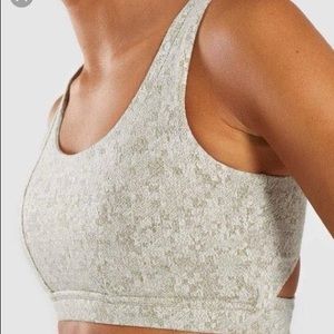 GYMSHARK FLEUR TEXTURE SPORTS BRA